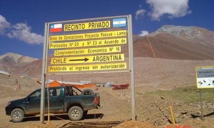 Barrick y su territorio minero exclusivo en Pascua-Lama, destruye un hito limítrofe en tareas de cierre provisorio