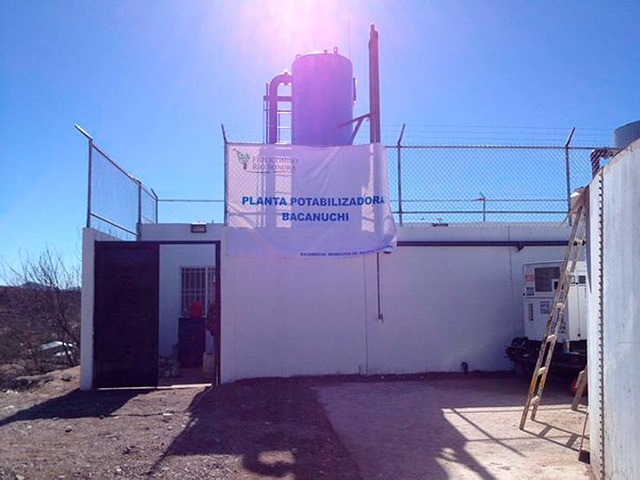 Por el desastre minero en la cuenca del Sonora construyen dos plantas potabilizadoras de agua