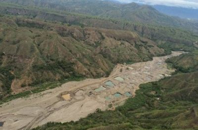 Minería y sequía desaparecieron el río Sambingo en Cauca