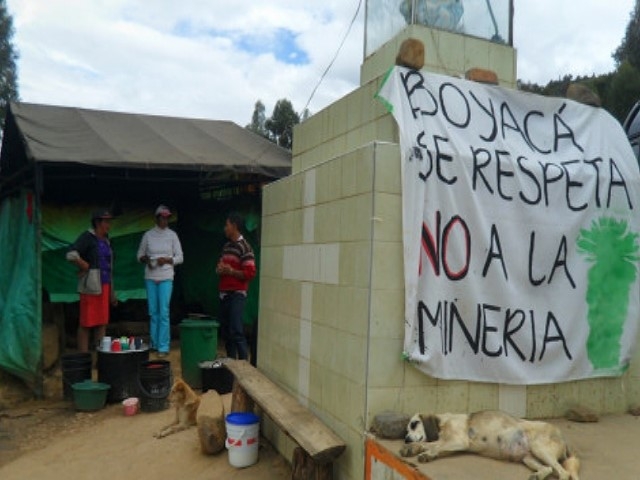 Nueve meses de campamento de resistencia frente a la minería en Tasco