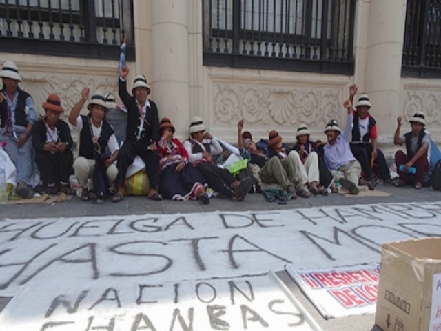 Manifestantes contra proyecto minero Las Bambas cumplen 10 días de huelga de hambre en Lima