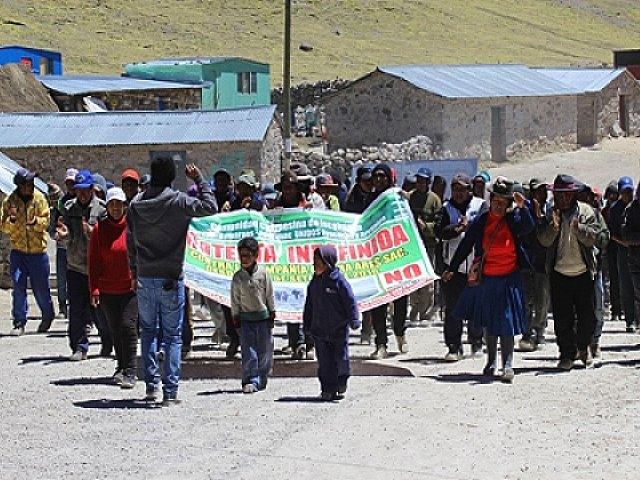 Comunidades campesinas acatan paro contra minera Ares por la contaminación