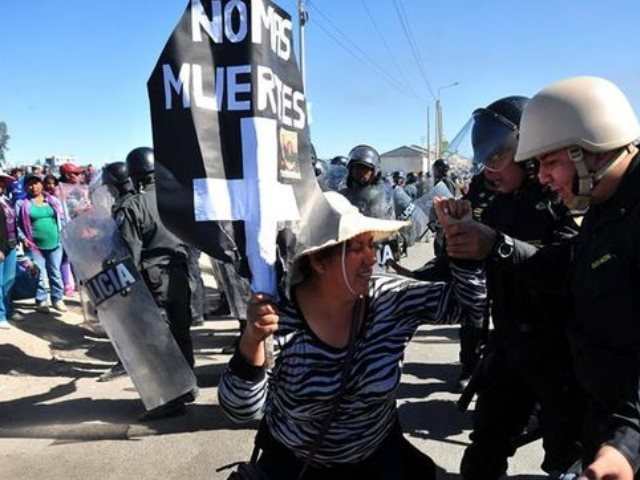 Perú, el país más mortífero para activistas que protestan en contra de la minería