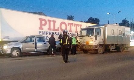 Un camión que transportaba pastillas radioactivas chocó en Ruta 3