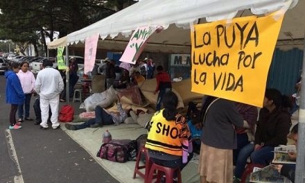 Pese a suspensión, sigue pelea de la comunidad por mina en La Puya
