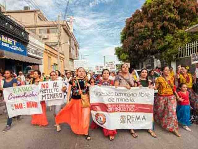 Movilización de pobladores de Ixtepec rechazó la actividad minera