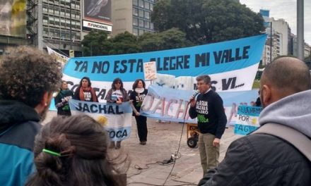 De Jáchal a Buenos Aires, en defensa de los glaciares y por el cierre de Veladero