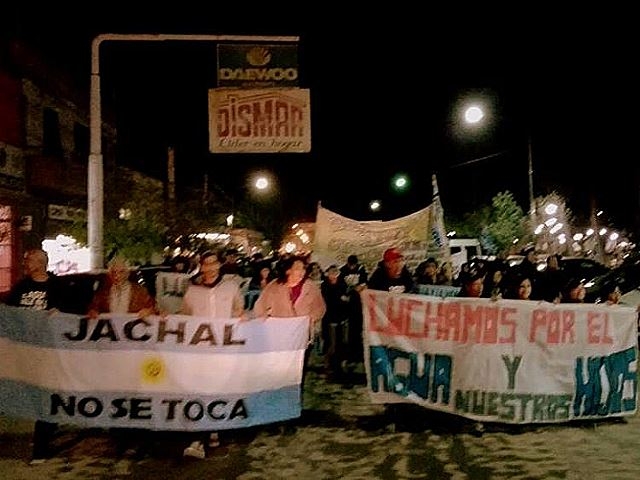 “Ni una piedra más”, el grito en el aniversario del derrame de solución cianurada de mina Veladero