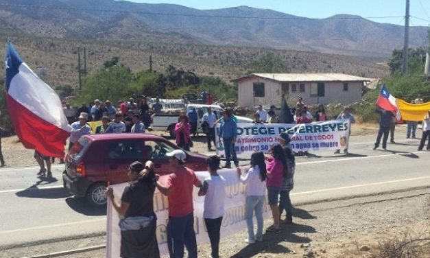 Por tercera vez en el año vecinos de Pejerreyes protestaron contra planta minera china