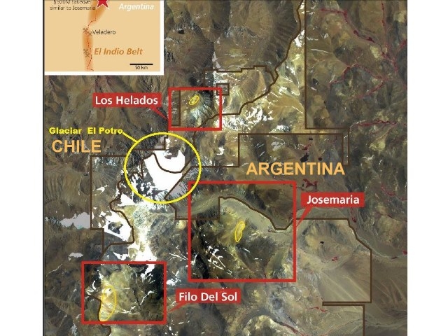 Otro proyecto minero binacional planean en las nacientes y glaciares de la cordillera