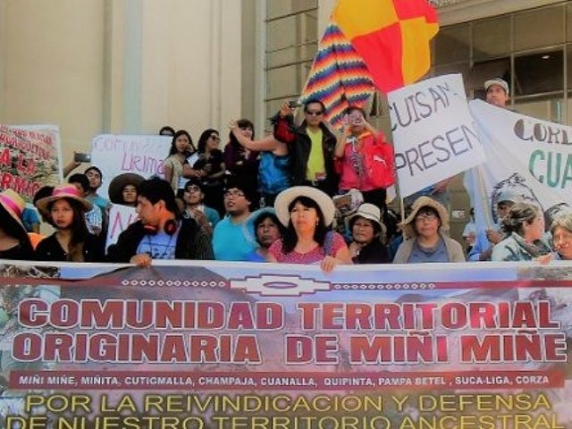 Comunidad Miñi Miñe denuncia a mineras por destruir territorio ancestral