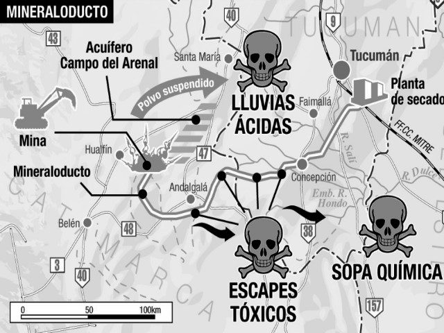 Histórica sentencia judicial contra minera Alumbrera por contaminar