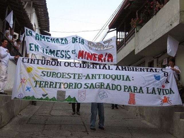 Autoridades y habitantes de Támesis se unen en contra de la minería en su municipio