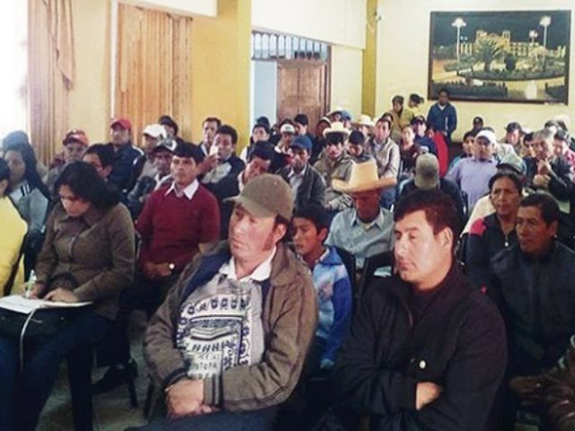 Frente ambientalista de Bambamarca acuerda paro antiminero en Cajamarca
