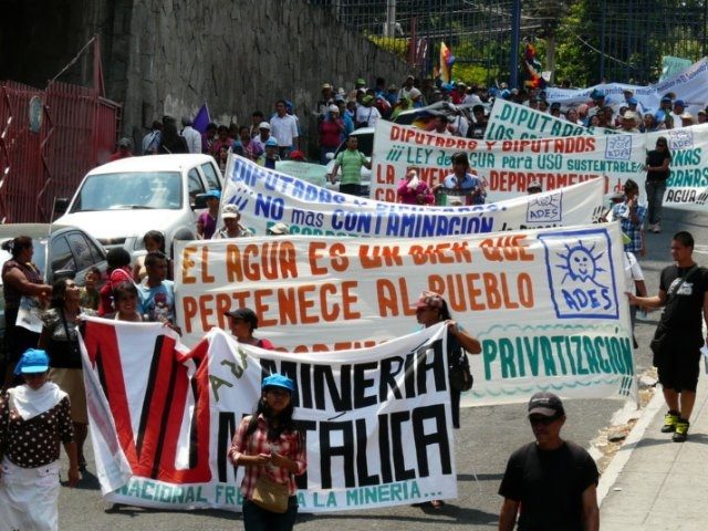 En El Salvador la Asamblea Legislativa retoma proyecto para prohibir la minería metálica