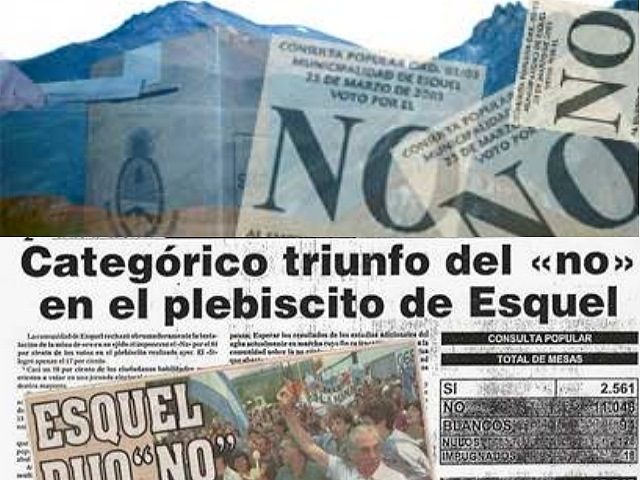 Los vecinos de Esquel festejarán el 14vo. aniversario del triunfo del NO A LA MINA