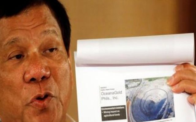 Presidente Filipinas vincula a mineras con plan de desestabilización, quiere prohibir la actividad por sus daños ambientales