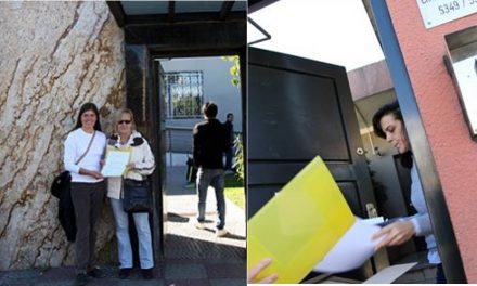 Asambleas Patagónicas entregaron carta contra la central nuclear en la Embajada de China