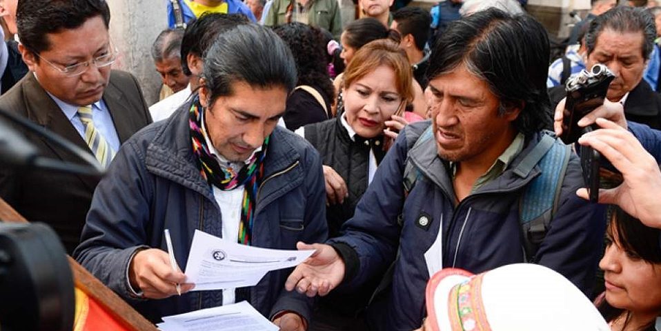 Pueblos indígenes piden al presidente que declare a Ecuador libre de minería