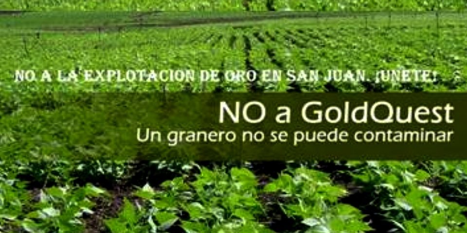 Gold Quest y gobierno dominicano a punto de iniciar destrucción agropecuaria