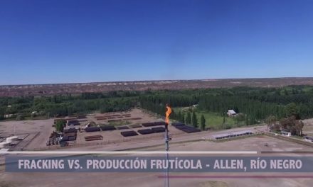 Fracking vs. producción frutícola en Allen