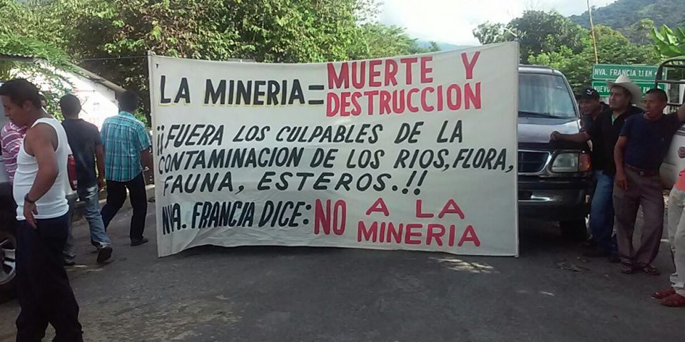 Contaminación de agua y conflictos sociales, daños de la minería en Chiapas y Oaxaca