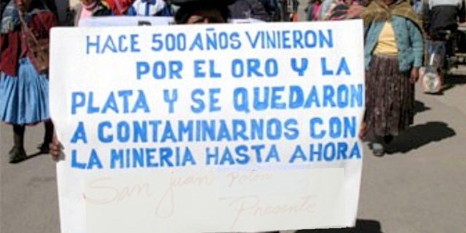 Pobladores de Nuñoa se niegan a la explotación minera en la zona