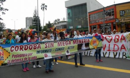 Marcharon pidiendo que se realice consulta popular minera en Córdoba Quindío
