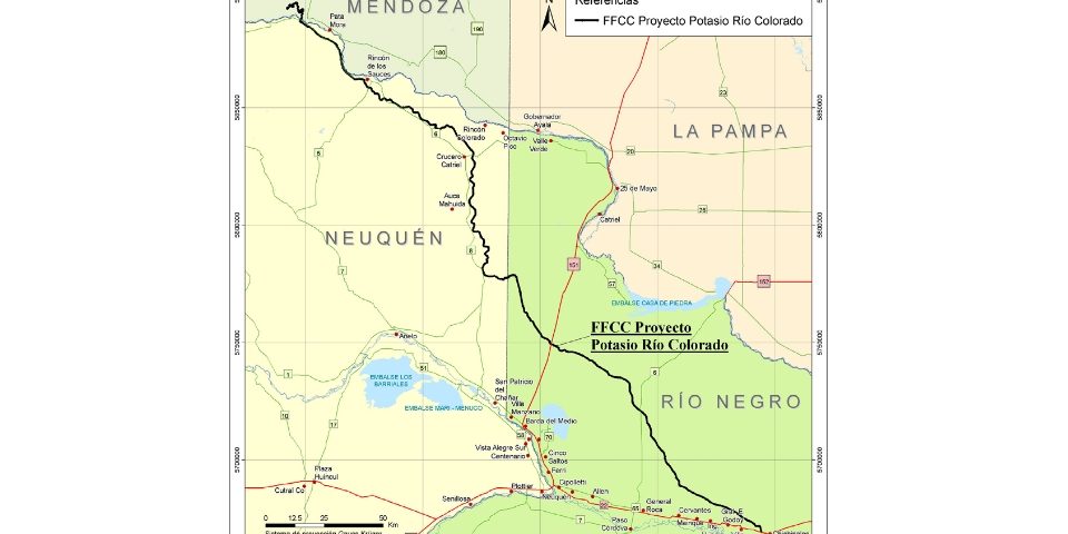 Mendoza e YPF harán estudios sobre infraestractura para el saqueo del potasio 