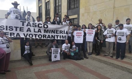 Comunidad de Tasco no aceptó conciliar la reapertura de la mina El Banco
