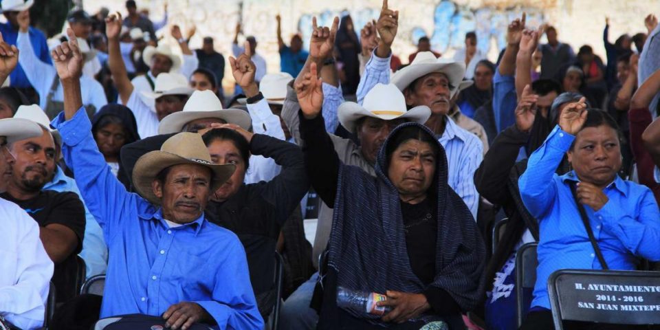 En asamblea, el pueblo de San Juan Mixtepec rechaza a minera 