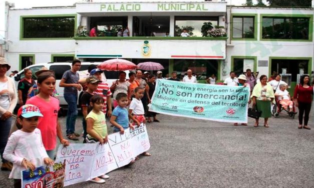 Pobladores de Actopan y Alto Lucero se unen contra proyecto minero La Paila