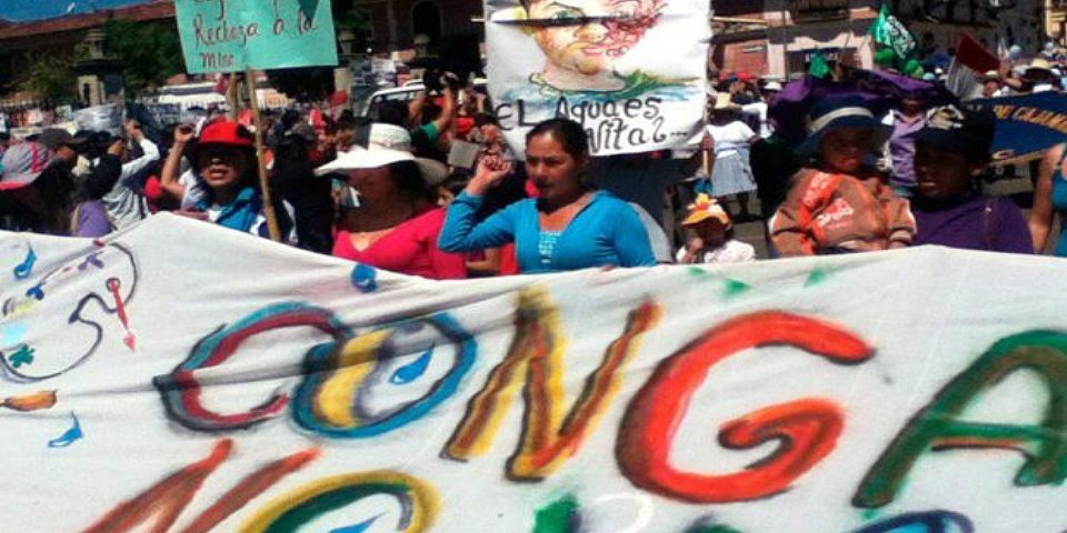 Las mujeres, protagonistas del conflicto contra la minera Yanacocha