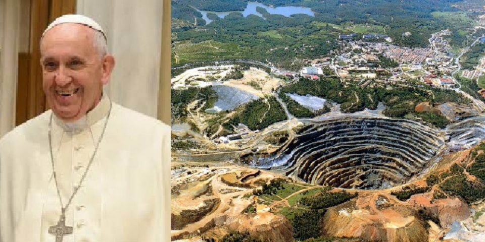 El Papa pidió un cambio de paradigma en la minería