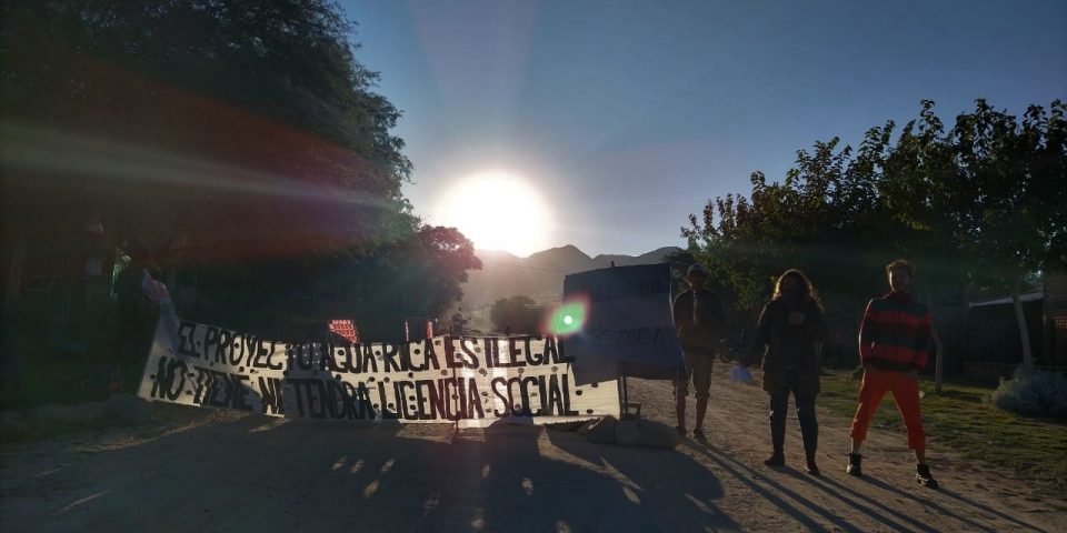 Andalgalá: alerta y corte selectivo contra Agua Rica