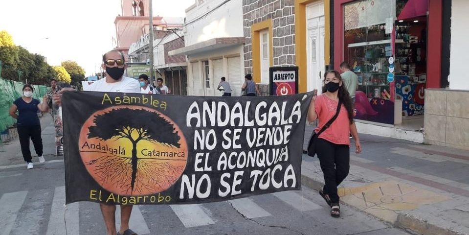 Apoyo de las Comunidades Diaguita al pueblo de Andalgalá
