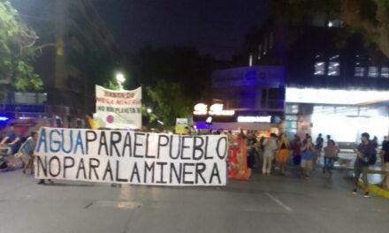 Agrupaciones sanjuaninas se manifestaron por la crisis hídrica en San Juan
