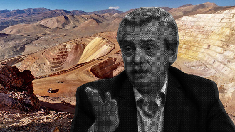 Alberto desoye el Chubutazo y manda a Guzmán a promocionar yacimientos mineros de la provincia