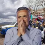 Cornejo montó una farsa minera con patovicas, censura y cerrojo en la montaña
